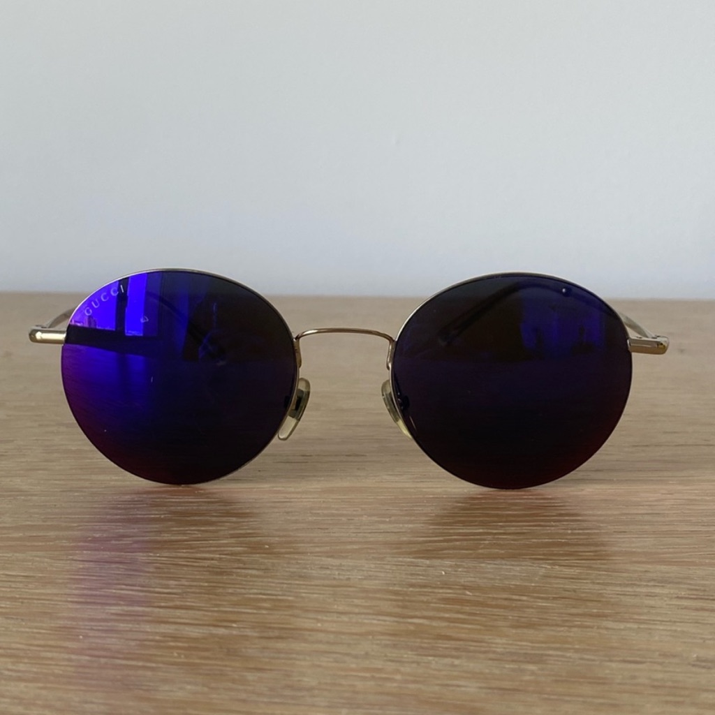 Gucci Round Mirrored Sunglasses Gg 4273/ S 3ygmi